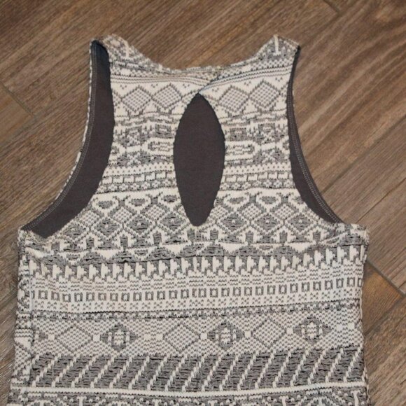 Hollister Sheath Dress Grey Woven XS Sleeveless - Picture 3 of 9